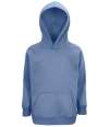 03576 Kids Stellar SOL'S Kids Stellar Organic Hoodie Blue colour image